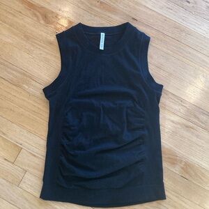 Athleta Foresthill Ascent Tank, medium, black, nylon/wool/spandex, NWT